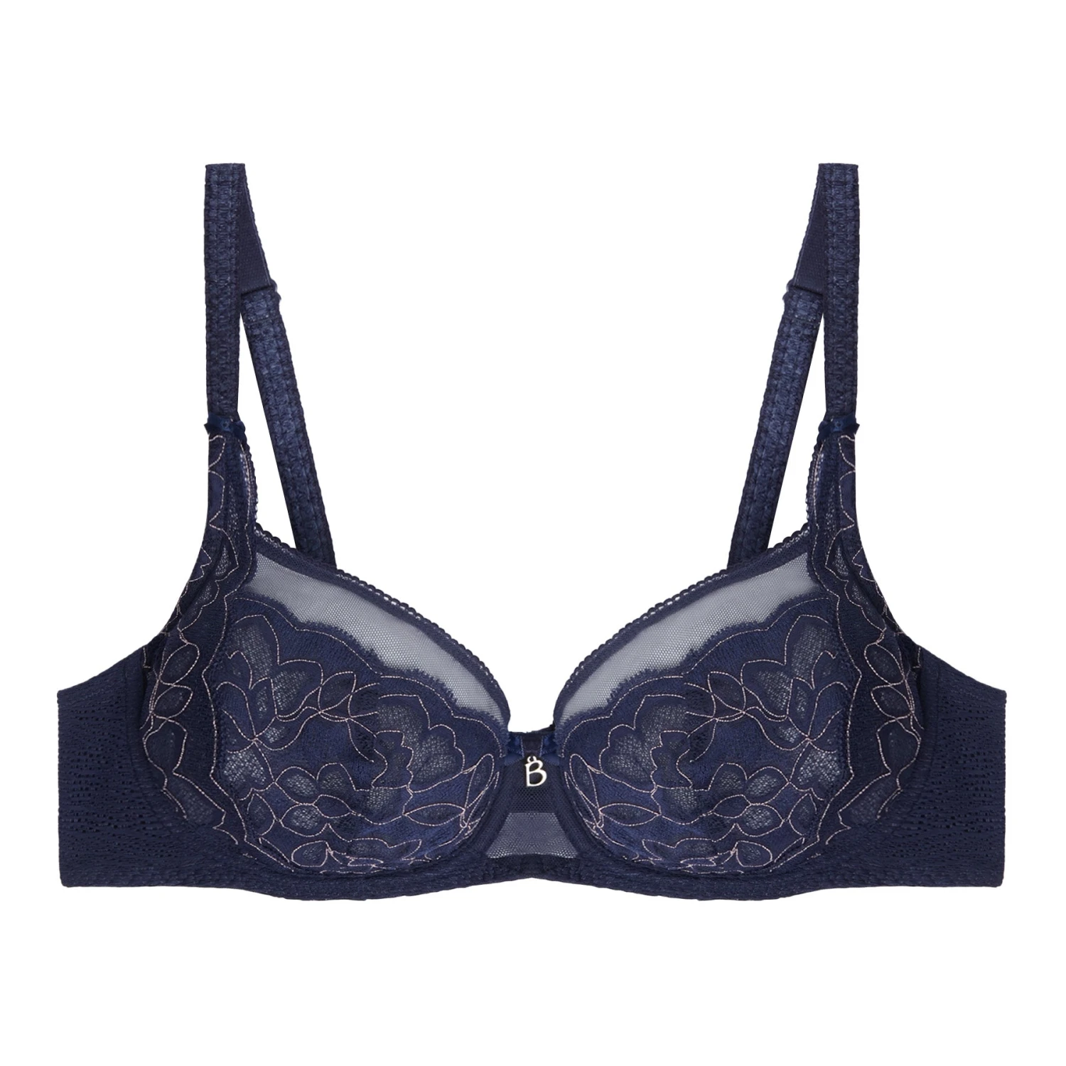 Soutien-gorge Emboîtant Avec Armatures Marine CAPRI
