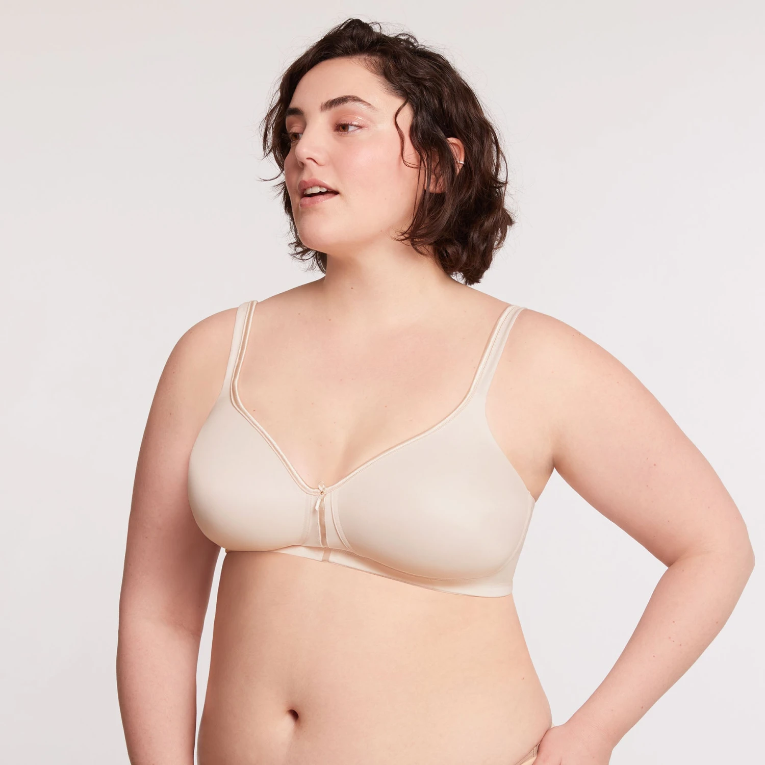 Soutien-gorge Sans Armatures Beige Rosé Moulded Convertible – Image 6