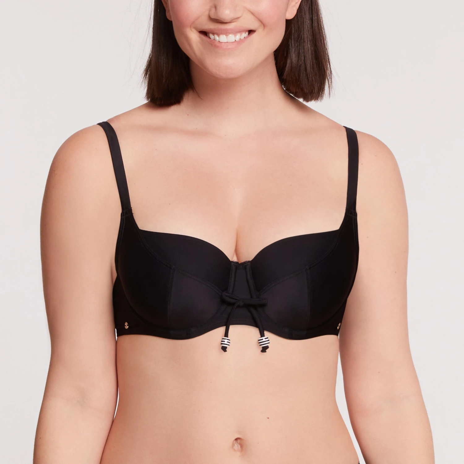 Haut De Maillot Avec Armatures Noir Porto Vecchio – Image 3